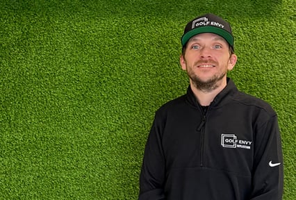 A photo of Matt George in golf envy gear