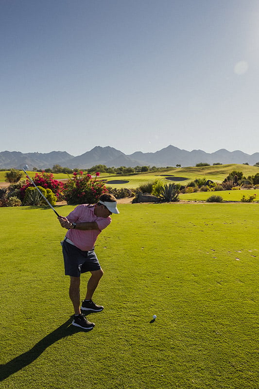Golfing at TPC Scottsdale