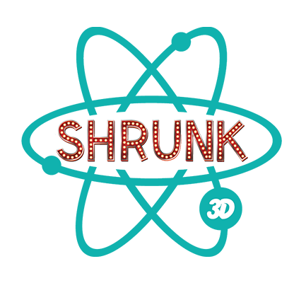 Shrunk 3D logo